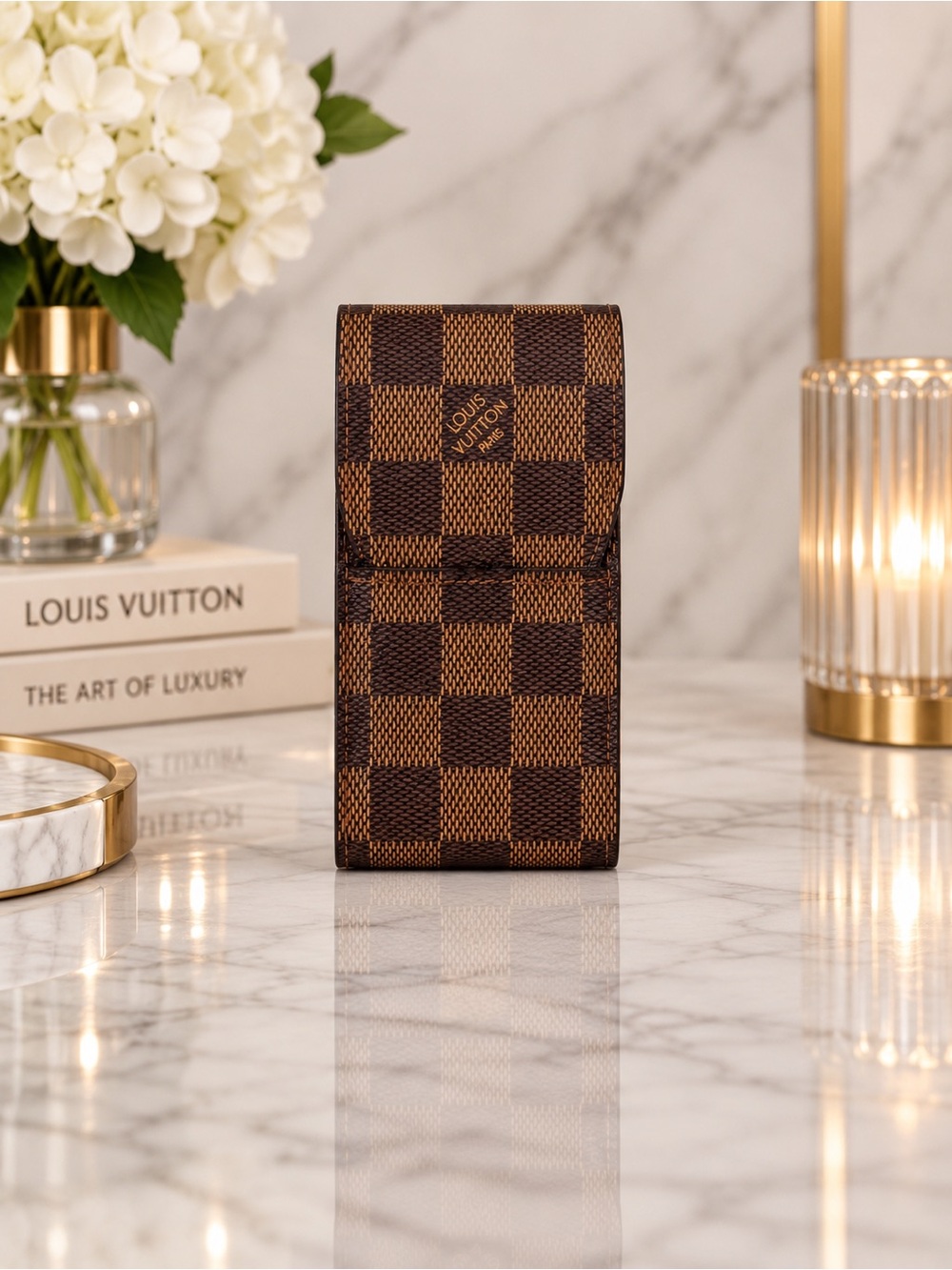 Louis Vuitton Damier Ebene Étui Cigarette Case | Versatile Muriel-Pouche